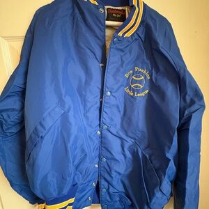 Vintage Blue Dunbrooke Little League Jacket